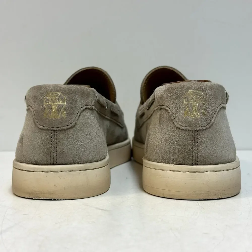 VGUC Brunello Cucinelli Suede Tassel Loafers Sneakers Made in Italy EU 42 US 9 D